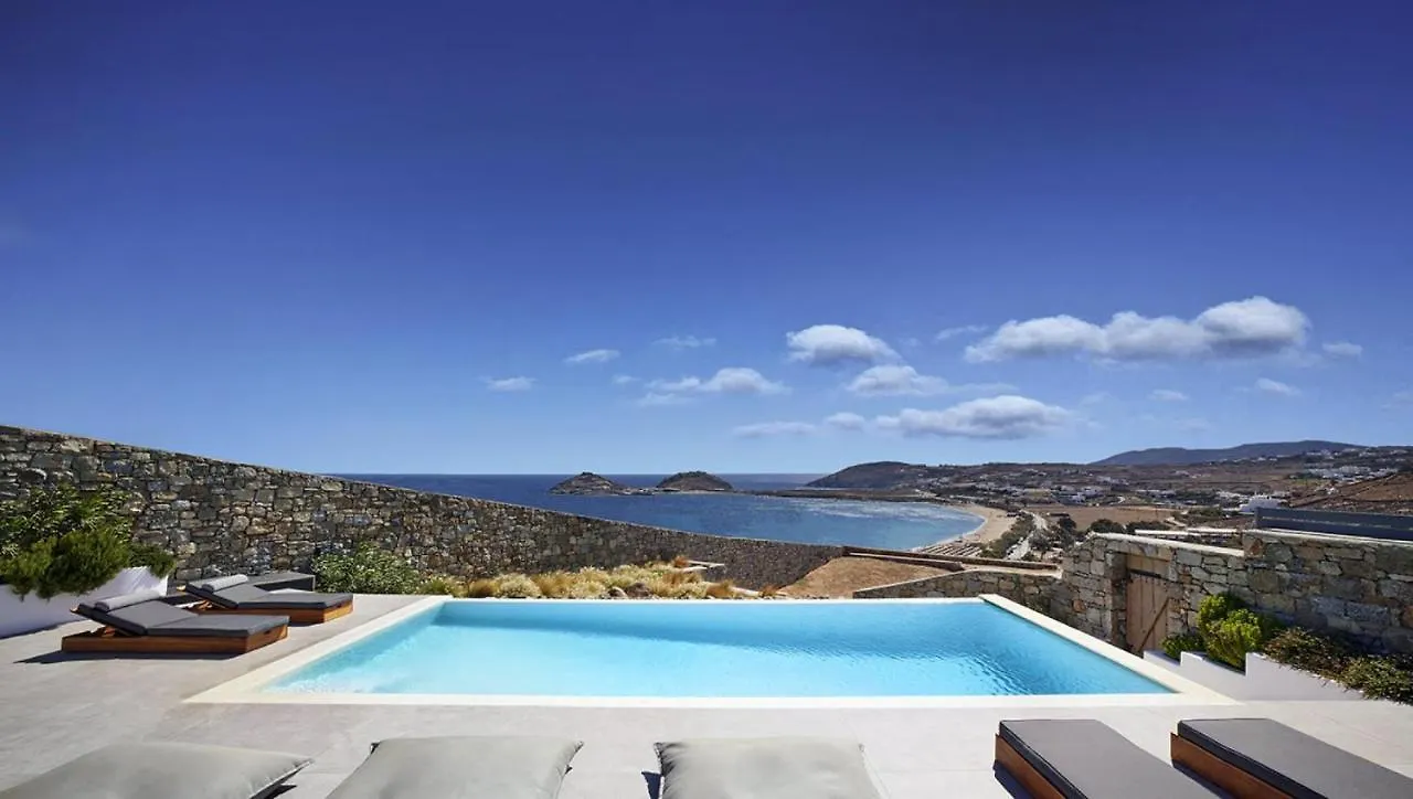 Dream View Villa, 2 Min Walk To The Beach, By Red Windmill Villas カラファティス